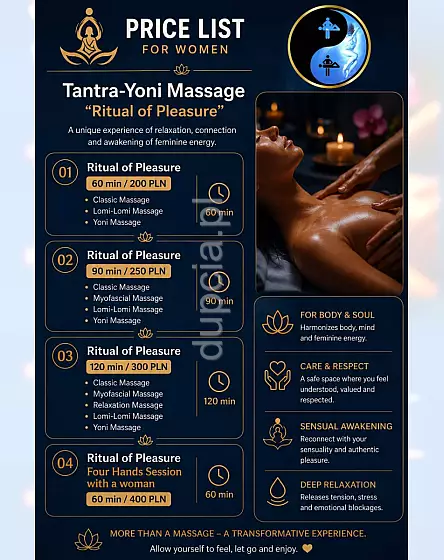 Tantra-Yoni massage for Women 